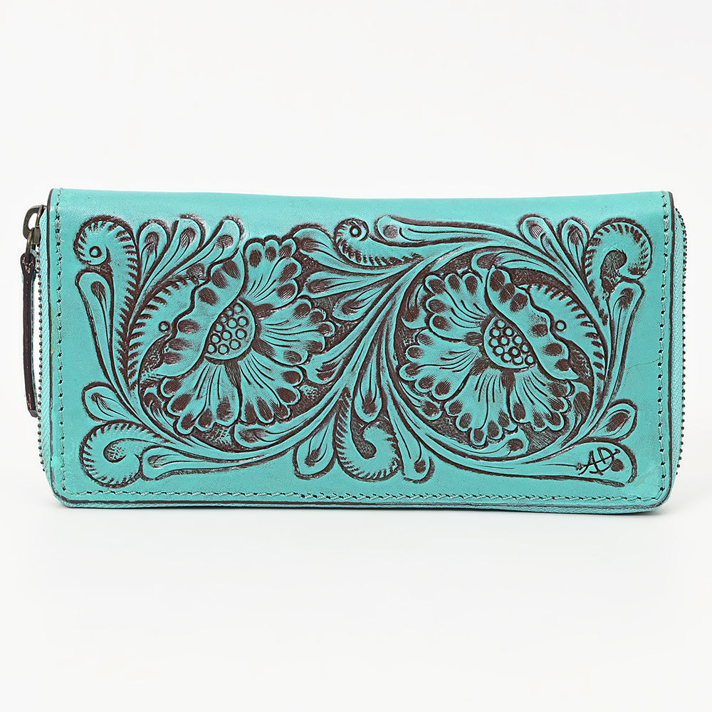 ADBGZ798B American Darling CLUTCH Hand Tooled Genuine Leather women bag western handbag purse