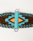36" HILASON Western Horse Wool Rope Girth Turquoise