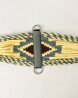 36" HILASON Western Horse Wool Rope Girth Turquoise