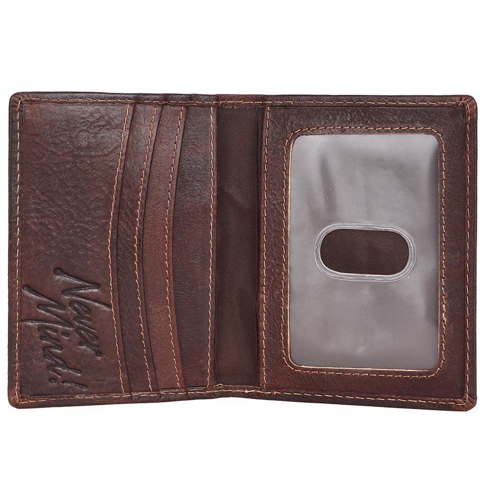 Never Mind Nmbgm144C Card-Holder Vintage Handmade Genuine Cowhide Leather Women Bag Western Handbag Purse
