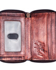 Never Mind Nmbgm146C Wallet Vintage Handmade Genuine Cowhide Leather Women Bag Western Handbag Purse