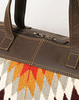 OHLAY OHA102A DUFFEL Upcycled Wool Genuine Leather women bag western handbag purse