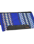 HILASON 34x36 In Western Horse Saddle Blanket Wool Pad Blue