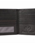 BAR H EQUINE Genuine Leather Hand Carved Rodeo Bifold Wallet For Men Women