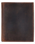 BAR H EQUINE Genuine Leather Hand Carved Rodeo Bifold Wallet For Men Women