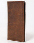 BAR H EQUINE Western Rodeo Bifold Unisex Genuine Leather Walllet