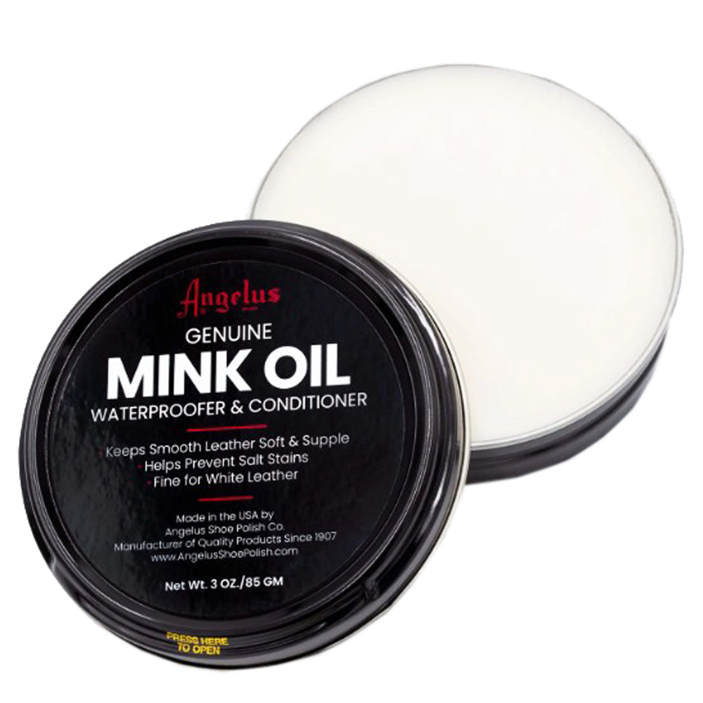 3 Oz Angelus Genuine Mink Oil Waterproofer &amp; Conditioner Paste