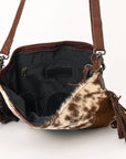 Ohlay Bags OHG125 Cross Body I Hand Tooled Hair-On Genuine Leather Women Bag Western Handbag Purse