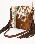 Ohlay Bags OHG125 Cross Body I Hand Tooled Hair-On Genuine Leather Women Bag Western Handbag Purse