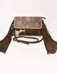Ohlay Bags OHG128 Clutch Hand Tooled Hair-On Genuine Leather Women Bag Western Handbag Purse