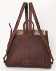 Ohlay Bags OHG131 Backpack Hand Tooled Hair-On Genuine Leather Women Bag Western Handbag Purse