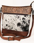 OHLAY OHG132 HOBO Hand Tooled Hair-on Genuine Leather women bag western handbag purse
