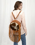 American Darling ADBG1400 Tote Hair On Genuine Leather women bag western handbag purse