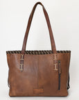 American Darling ADBG1113A Tote Saddle Blanket Genuine Leather Women Bag Western Handbag Purse