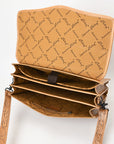 American Darling ADBG1417 Tote Hand Tooled Genuine Leather women bag western handbag purse