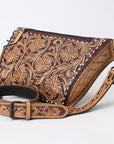 American Darling ADBG1419 Cross Body Hand Tooled Genuine Leather women bag western handbag purse