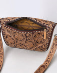 American Darling ADBG1419 Cross Body Hand Tooled Genuine Leather women bag western handbag purse