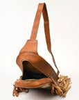 American Darling Cross Body Hand Tooled Genuine Leather women bag western handbag purse