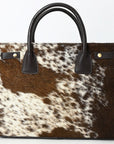 Hair-On Genuine Leather women bag western handbag purse