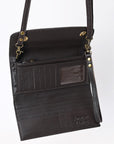 American Darling Hand Tooled Genuine Leather Wallet Bag