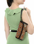 American Darling Hand Tooled Genuine Leather Wallet Bag