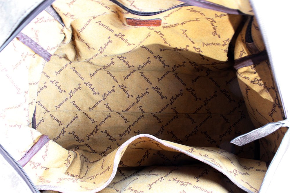 American Darling ADBGA521 Tote Hand Tooled Genuine Leather Women Bag Western Handbag Purse