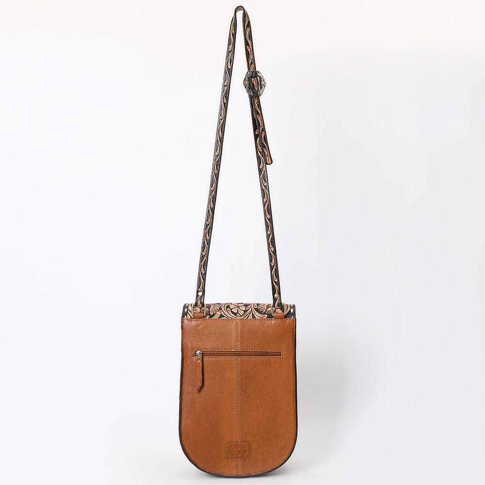 American Darling Adbga522 Cross Body I Hand Tooled Genuine Leather Women Bag Western Handbag Purse
