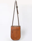 American Darling Adbga522 Cross Body I Hand Tooled Genuine Leather Women Bag Western Handbag Purse