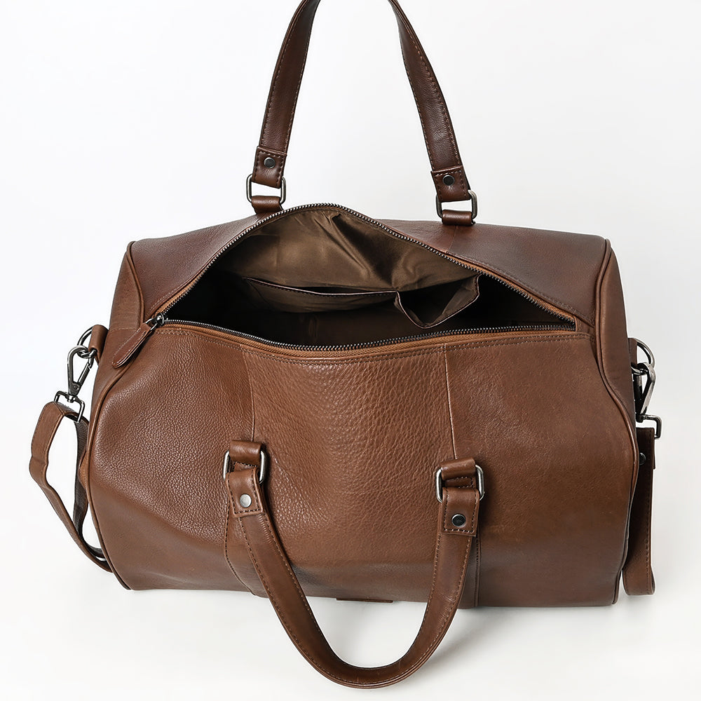 American Darling Duffel Full Grain Genuine Leather Western Women Bag | Handbag Duffle Weekend Travel Bags for