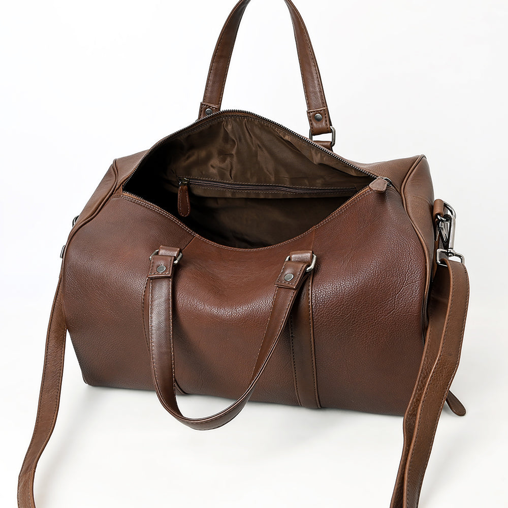 American Darling Duffel Full Grain Genuine Leather Western Women Bag | Handbag Duffle Weekend Travel Bags for
