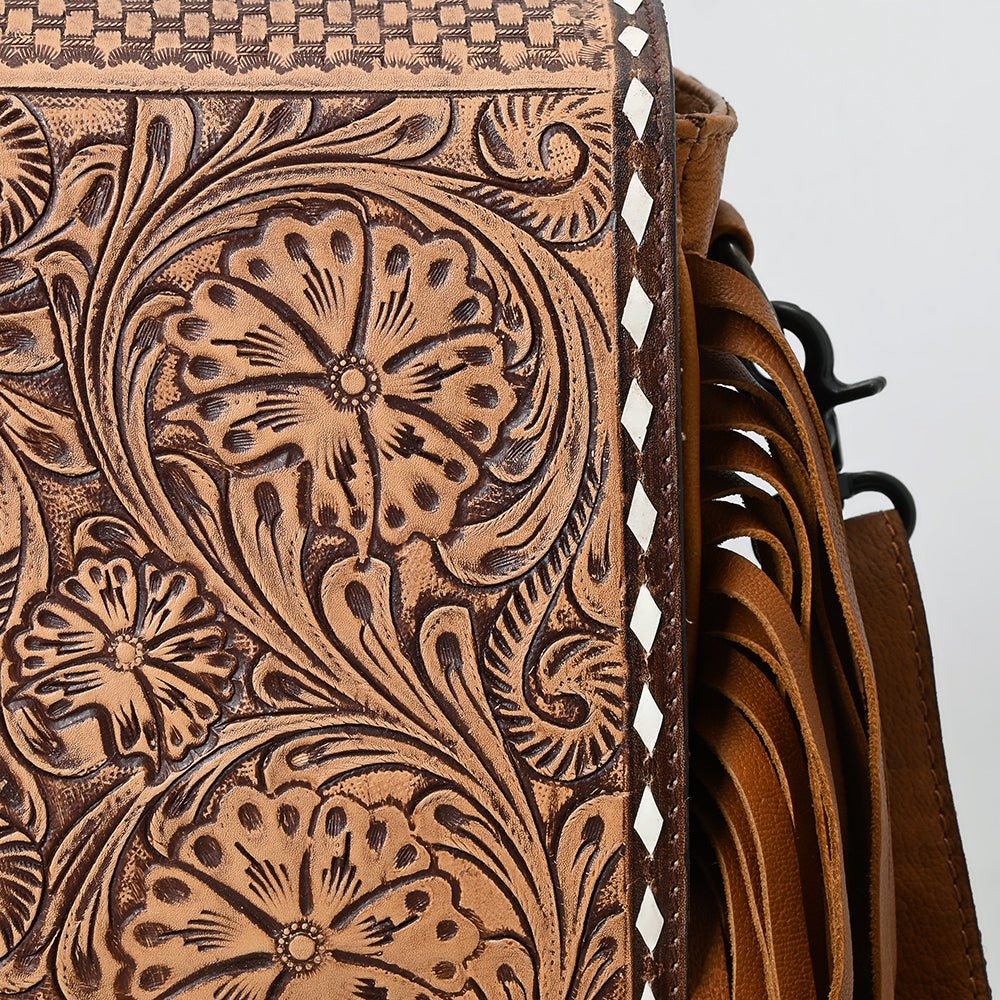 American Darling Adbgz800 Cross Body I Hand Tooled Genuine Leather Women Bag Western Handbag Purse