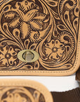 ADBGZ802 American Darling CROSS BODY I Hand Tooled Genuine Leather women bag western handbag purse