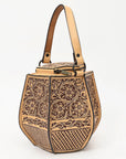 ADBGZ804 American Darling TOTE Hand Tooled Genuine Leather women bag western handbag purse