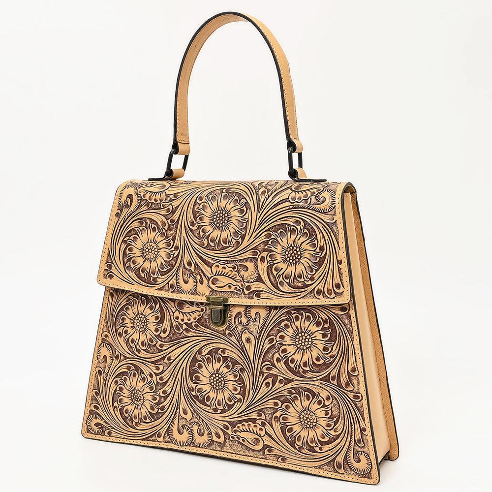 ADBGZ808 American Darling TOTE Hand Tooled Genuine Leather women bag western handbag purse