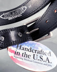 HILASON Western Heavy Duty Genuine Leather Mens Belt Black