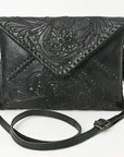 American Darling Envelope Hand Tooled Genuine Leather women bag western handbag purse