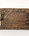 American Darling Envelope Hand Tooled Genuine Leather women bag western handbag purse