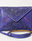 American Darling Envelope Hand Tooled Genuine Leather women bag western handbag purse