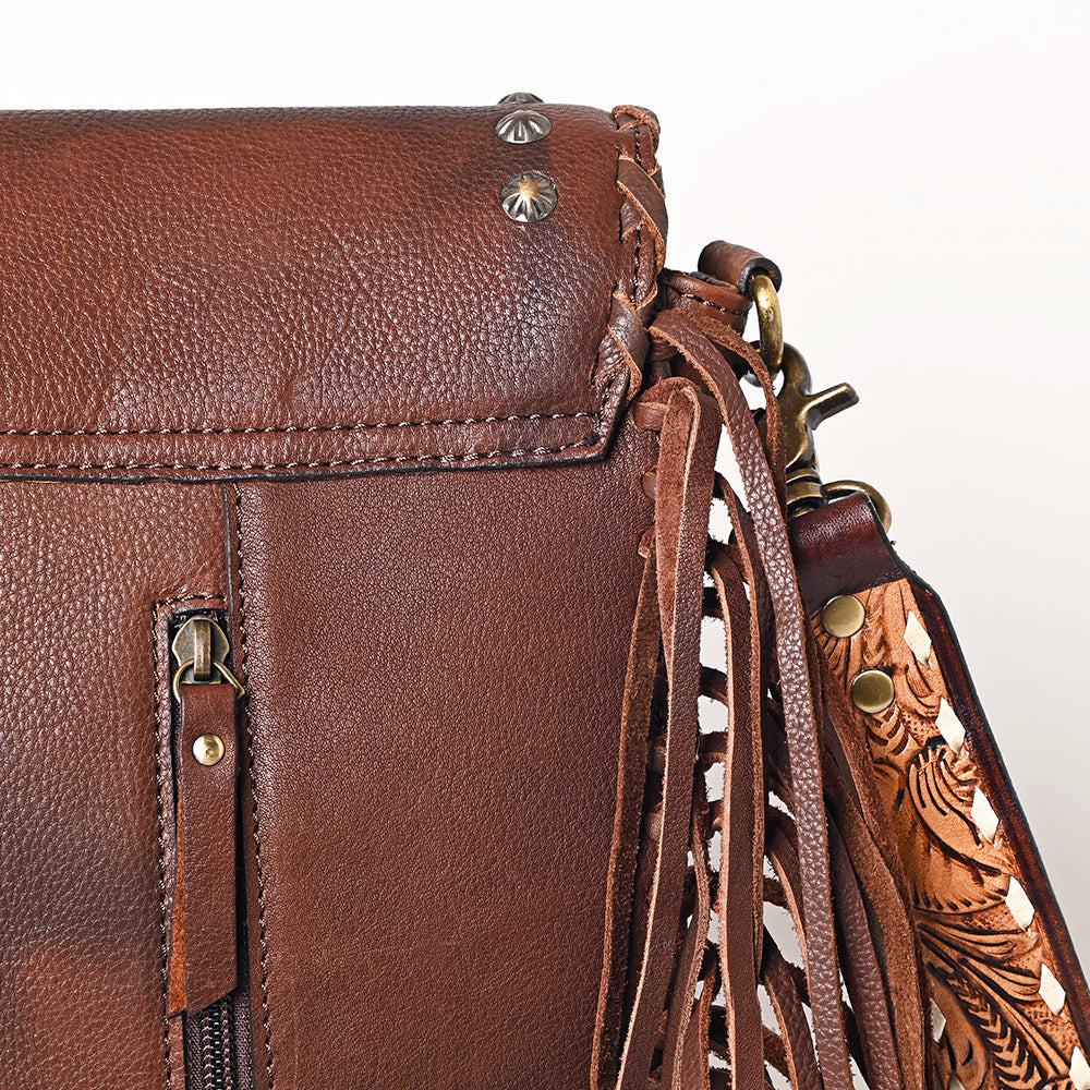 American Darling Saddle Blanket Genuine Leather Women Bag Western Handbag Purse