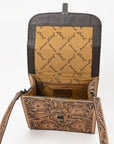 American Darling ADBG1428 Briefcase Hand Tooled Genuine Leather women bag western handbag purse