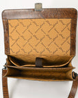American Darling ADBG1430 Cross Body Crocodile Embossed Genuine Leather women bag western handbag purse