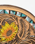 American Darling Hand Tooled Genuine Leather women bag western handbag purse