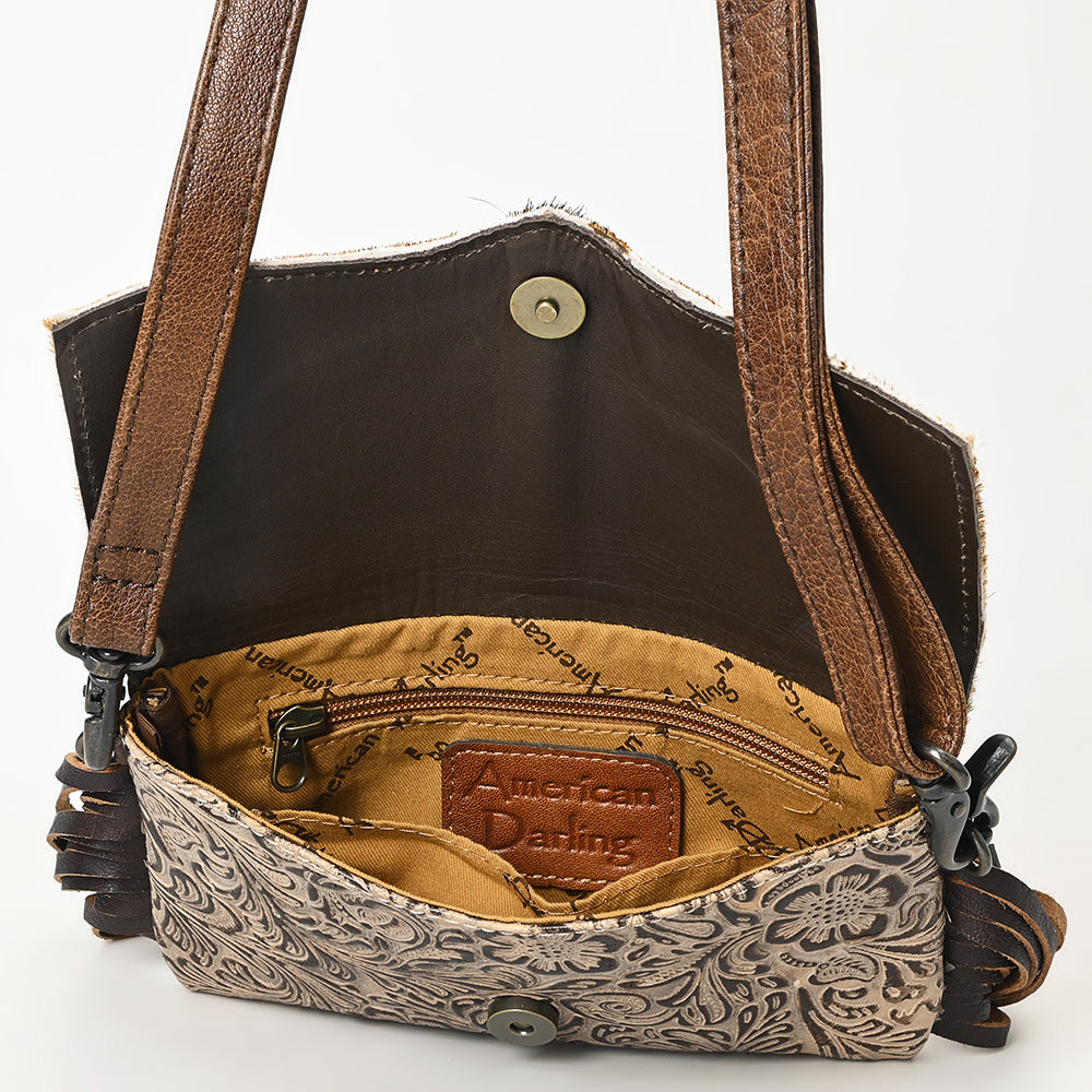 American Darling ADBG1434 Cross Body Hair On Genuine Leather women bag western handbag purse