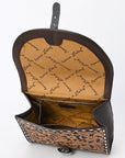 American Darling Adbga528 Briefcase Hand Tooled Genuine Leather Women Bag Western Handbag Purse