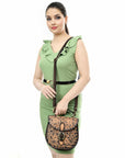 American Darling Adbga529 Small Crossbody Hand Tooled Genuine Leather Women Bag Western Handbag Purse