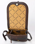 American Darling Adbga530 Small Crossbody Hand Tooled Genuine Leather Women Bag Western Handbag Purse