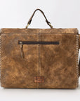 American Darling Adbga535 Briefcase Genuine Leather Women Bag Western Handbag Purse
