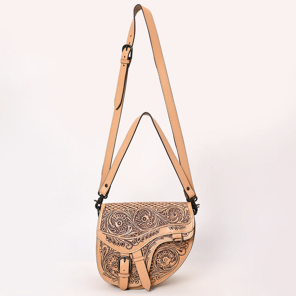 American Darling Crossbody  Hand Tooled Genuine Leather women bag western handbag purse