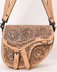 American Darling Crossbody  Hand Tooled Genuine Leather women bag western handbag purse
