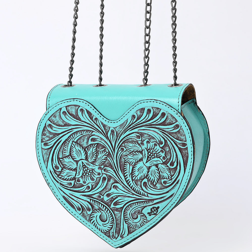 American Darling Crossbody  Hand Tooled Genuine Leather women bag western handbag purse